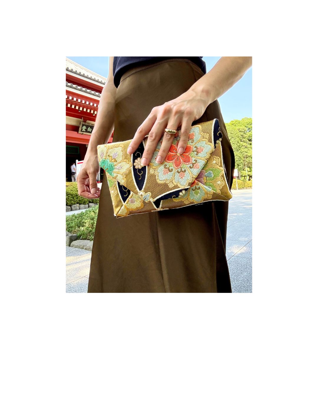 "Talisman" Kimono Clutch