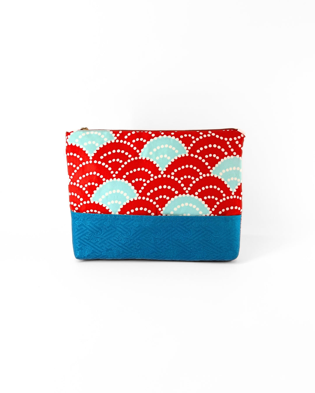 "Seigaiha" Kimono Soft Pouch
