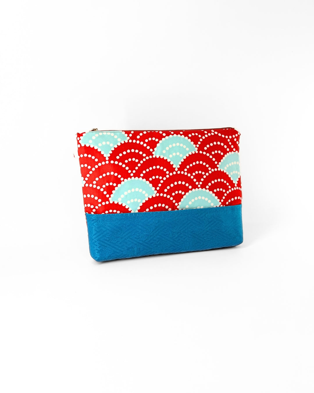 "Seigaiha" Kimono Soft Pouch