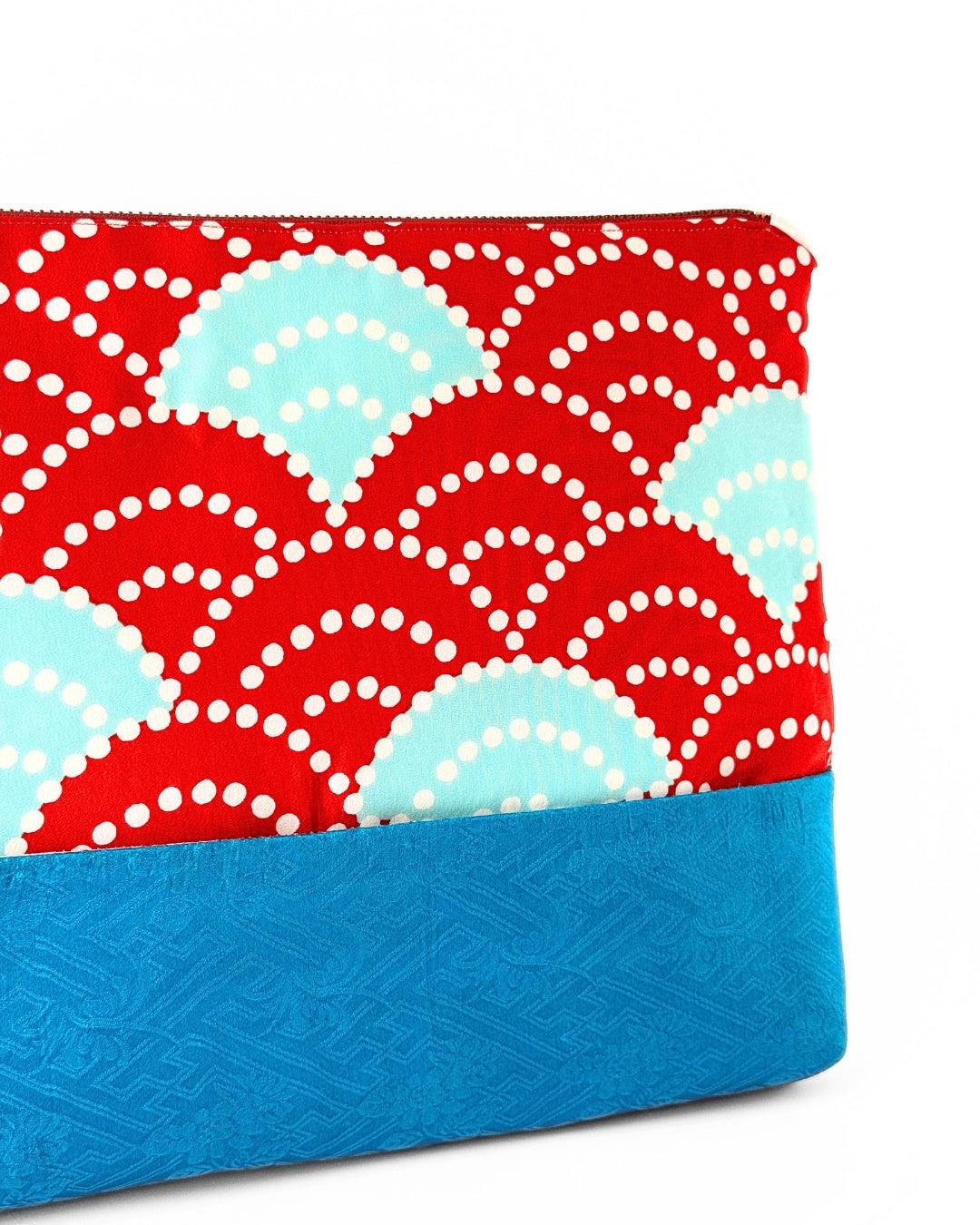 "Seigaiha" Kimono Soft Pouch