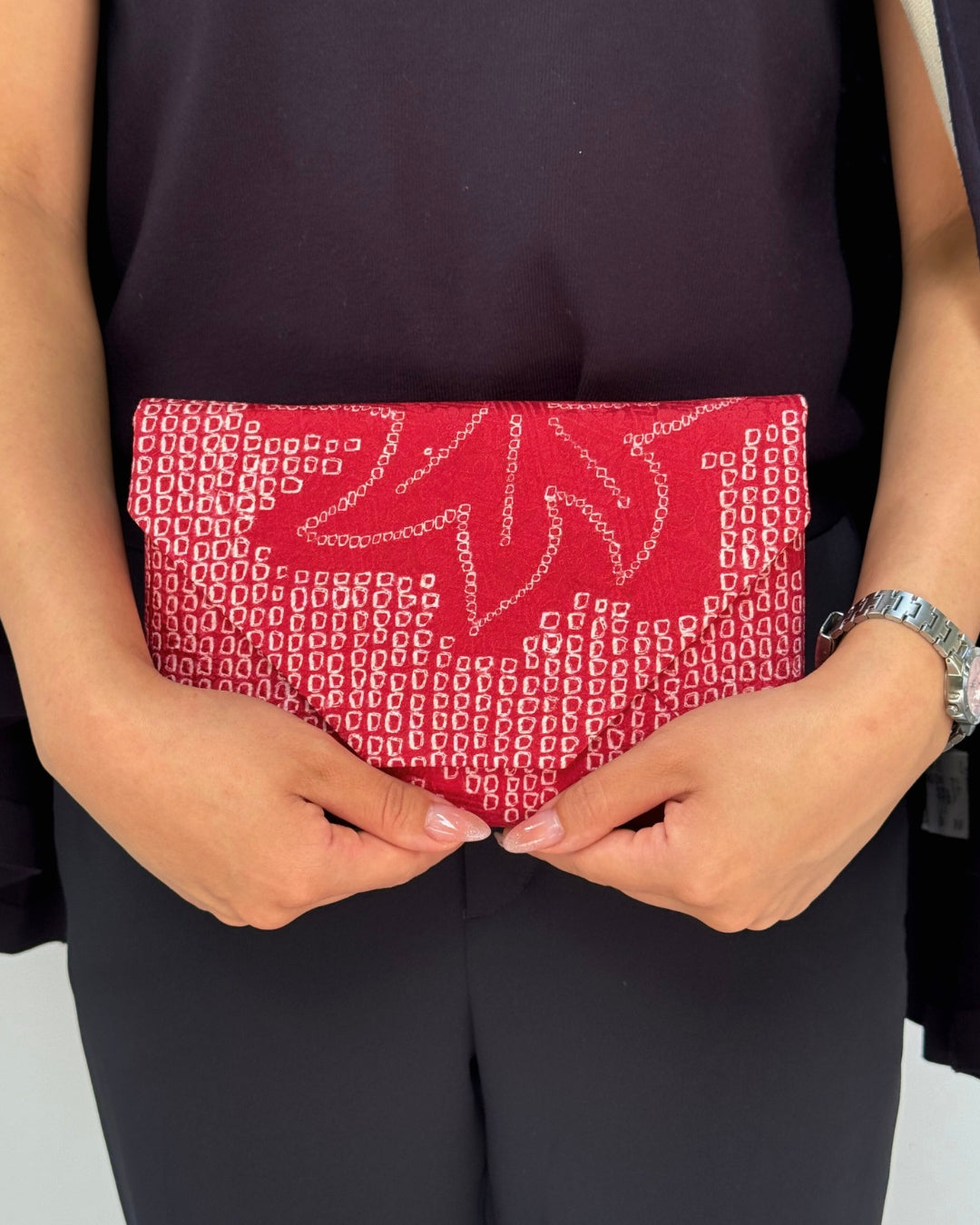 "Kanoko" Kimono clutch
