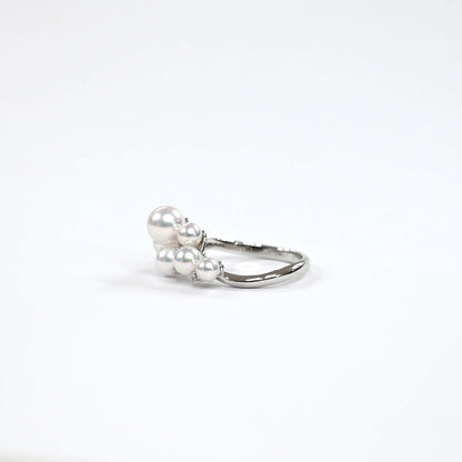 Akoya 18K white gold