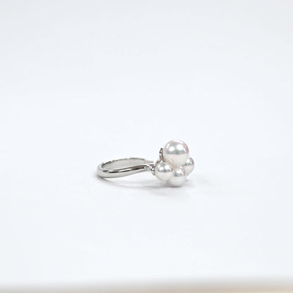 Akoya 18K white gold