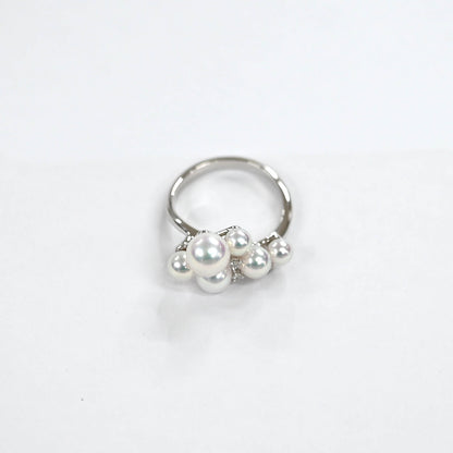 Akoya 18K white gold