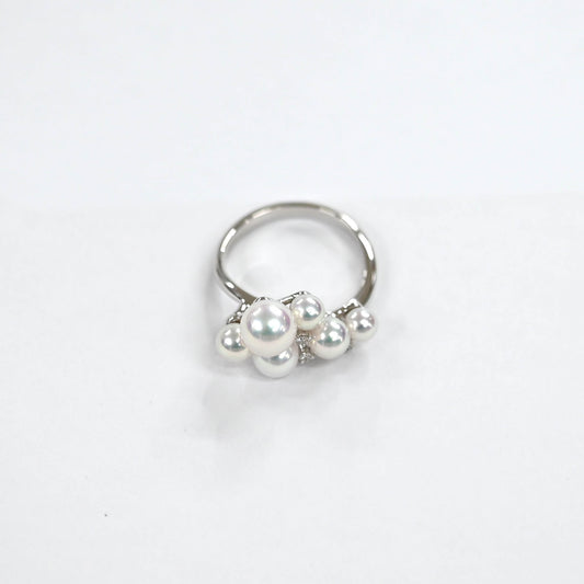 Akoya 18K white gold