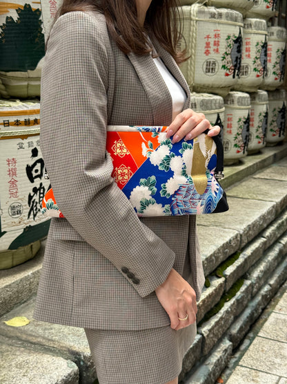 "Hana" Kimono Clutch