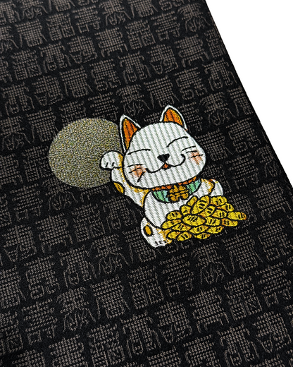 "Maneki-Neko" Kimono Obi