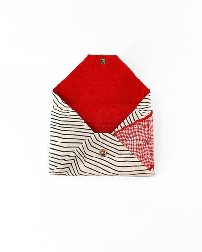 "Shimauma" Kimono Clutch