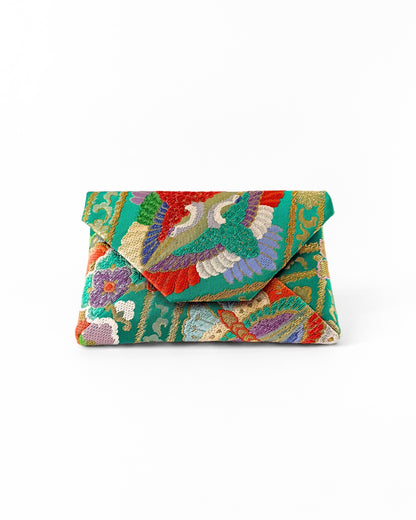 "Tsuru" Kimono Clutch
